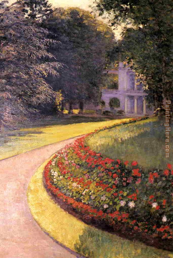 The Park at Yerres painting - Gustave Caillebotte The Park at Yerres art painting